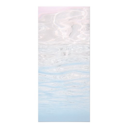 Elegant Blue Ocean Program Menu Leeg (Voorkant)