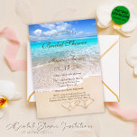 Elegant Blue Ocean Tropical Beach Vrijgezellenfees Kaart<br><div class="desc">Vervoer uw gasten naar een sereen tropisch strand met onze Elegant Blue Ocean Tropical Beach Bridal Shower Invitation. Deze uitnodiging is vakkundig gemaakt door Mylini Design en is de perfecte mix van luxe, creativiteit en een vleugje tropen. De oceaanblauwe tinten en de prachtige kustbeelden nodigen u uit om uzelf onder...</div>