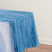 Elegant Blue Ocean Waves Acryllic Artwork | Tafelkleed (Voorbeeld)