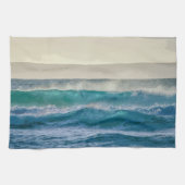 Elegant Blue Ocean Waves Acryllic Artwork | Theedoek (Horizontaal)