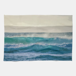 Elegant Blue Ocean Waves Acryllic Artwork | Theedoek