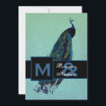 Elegant Blue Peacock Metallic Wedding Kaart<br><div class="desc">Dit ontwerp met zijn blauwe pauw, aqua blue damask achtergrond, en zijn bruid- en bruinkoolstof maakt een elegante keuze voor je trouwuitnodigingen. Alle tekst kan worden aangepast. Voeg je namen en trouwgegevens toe! Deze uitnodiging is momenteel te vinden op een metallisch superieur ijskoud dat uw uitnodiging een speciale shimmer en...</div>