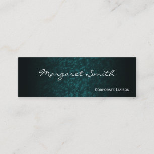 Elegant Blue Professional Slim-Visitekaartjes Mini Visitekaartje