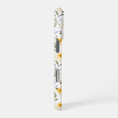 Elegant Blue Purple Watercolor Wildflower  iPhone Hoesje (Rechterkant)