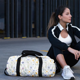 Elegant Blue Purple Watercolor Wildflower  Plunjezak