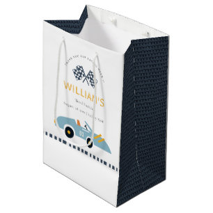 Elegant Blue Race Kinderen elke dag van de leeftij Medium Cadeauzakje