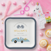 Elegant Blue Race Kinderen elke dag van de leeftij Papieren Bordje (Feest)