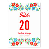 Elegant Blue Red Roses Botanical Floral Wedding Kaart (Achterkant)