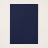 Elegant Blue Script Hartelijk dank voor het Label  Visitekaartje (Achterkant)