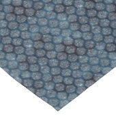 Elegant Blue Silver Geometric Pattern Kerstmis Tafelkleed (Gekanteld)