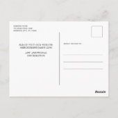 Elegant Blue Silver Glitter-schijven besparen de d Briefkaart (Achterkant)