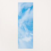 Elegant Blue Sky Clouds Design Sjabloon Fitness Yogamat (Voorkant)
