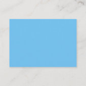 Elegant Blue Snowflake Baby shower brengt boek mee Informatiekaartje (Achterkant)