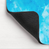 Elegant Blue Snowflakes kerst | Mousepad Muismat (Hoek)