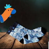 Elegant Blue Stream-monogram Sokken