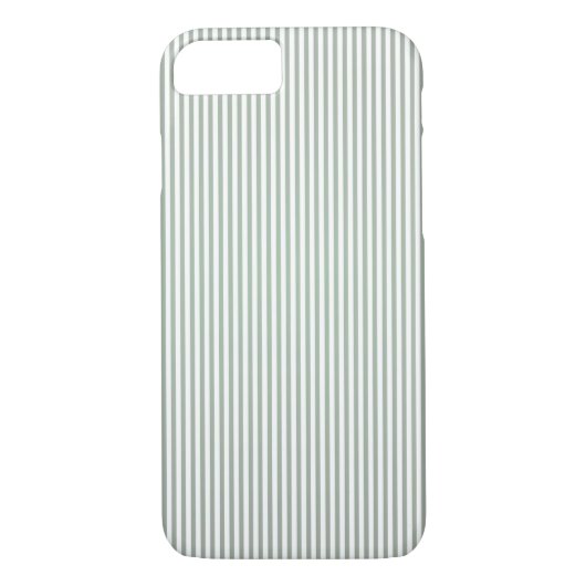 Elegant Blue Striped Pattern Case-Mate iPhone Case (Achterkant)