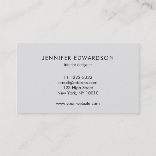 Elegant blue teal watercolor splatter professional visitekaartje (Achterkant)