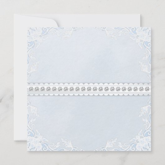 Elegant Blue Twin Boy Baby shower Kaart (Achterkant)