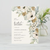 Elegant Blue Vrijgezellenfeest Kaart (Staand voorkant)