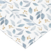Elegant Blue Watercolor Botanical Pattern Tafelkleed (Gekanteld)