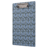 Elegant Blue Watercolor Floral Pattern Klembord (Links)