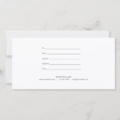 Elegant Blue Waterverf Cadeaubon (Achterkant)