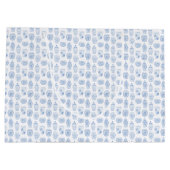 Elegant Blue & White Wedding Bridesmaid Hartelijk  Groot Cadeauzakje (Achterkant)