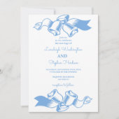 Elegant Blush Bloemen Groen Geometrisch Lijst Brui Kaart (Voorkant)