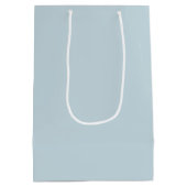 Elegant Blush Blue Bruiloft Welkom Medium Cadeauzakje (Achterkant)