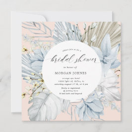 elegant blush bohemian floral Vrijgezellenfeest