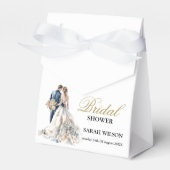 Elegant Blush Bruiloft Bedankdoosjes (Voorkant Zijde)