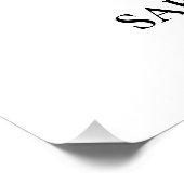 Elegant Blush Bruiloft Perfect Poster (Hoek)