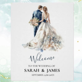 Elegant Blush Bruiloft Perfect Poster