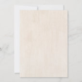 Elegant Blush Burgundy Floral Baby shower Kaart (Achterkant)