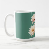 Elegant Blush Chrysanthemum Art Koffiemok (Links)