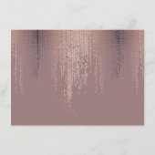 Elegant Blush Confetti Rain Pattern Gift Kaart (Achterkant)