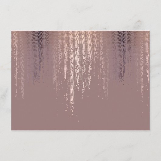 Elegant Blush Confetti Rain Pattern Gift Kaart (Achterkant)