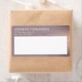 Elegant Blush Confetti Rain Pattern Mauve Etiket (Insitu)