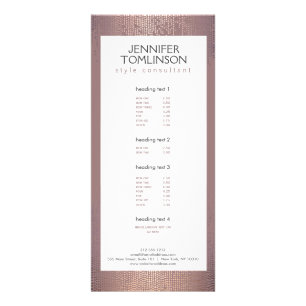 Elegant Blush Confetti regenpatroon Reclamekaart