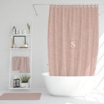 Elegant Blush Cream Gold Bloemmonogram