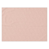 Elegant Blush Cream Gold Floral Patroon Tafelkleed (Voorkant (Horizontaal))