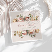 Elegant Blush Dusty Roos Pioenrozen Papier Servet
