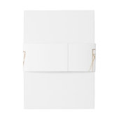 Elegant Blush en Floral Gold Geometric Shape Uitnodigingen Wikkel (Achterkant Voorbeeld)