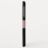 Elegant Blush Faux Roos Gold | Naam en Initiaal Case-Mate iPhone Case (Achterkant/links)