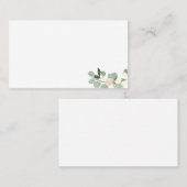 Elegant Blush Floral Flat Place Kaarten Plaatskaartje (Voorkant / Achterkant)