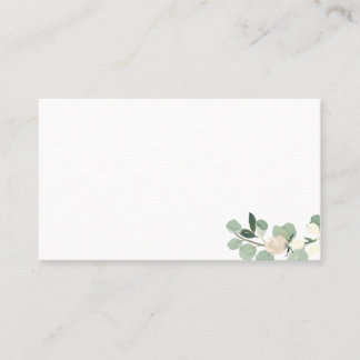 Elegant Blush Floral Flat Place Kaarten Plaatskaartje