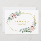 Elegant Blush Floral | Gereserveerd teken (Voorkant)