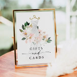 Elegant Blush Floral Vrijgezellenfeest Gifts and C Poster<br><div class="desc">Dit prachtige ontwerp is voorzien van een boeket van prachtige bloemen die rond een elegante trouwjurk en een modern script (bewerkbare kleur) lettertype zijn gewikkeld. Bekijk het hele collectie voor meer overeenkomende objecten! Bekijk onze video op 'Hoe je kunt bewerken in Zazzle' op YouTube.com/CreativeUnionDesign</div>