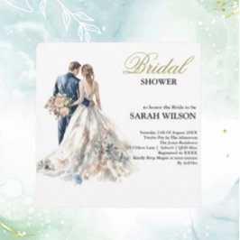 Elegant Blush Floral Vrijgezellenfeest Kaart