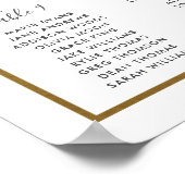 Elegant Blush Floral Wedding Seating Chart Poster (Hoek)